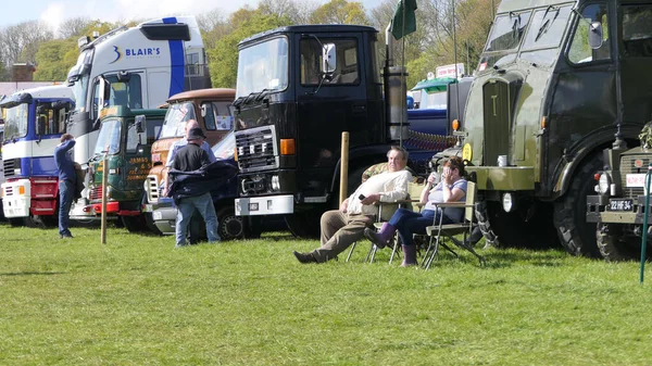 Vintage Vehicles Lorry Shanes Castle May Day Steam Rally May — стоковое фото