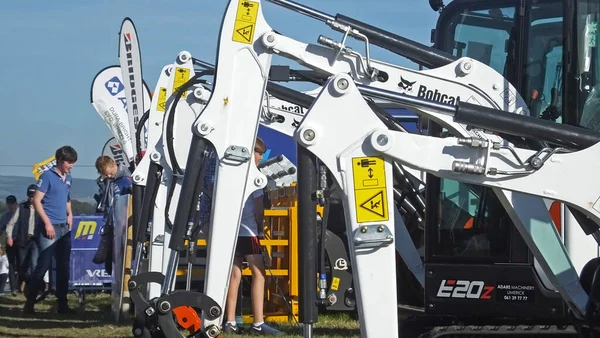 Bobcat Machinery Trade Stalls National Ploughing Championships Carlow Ireland — 스톡 사진