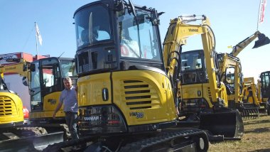 Yanmar Trailers Trade stalls at the National Ploughing Championships Co Carlow Ireland on 19-09-19