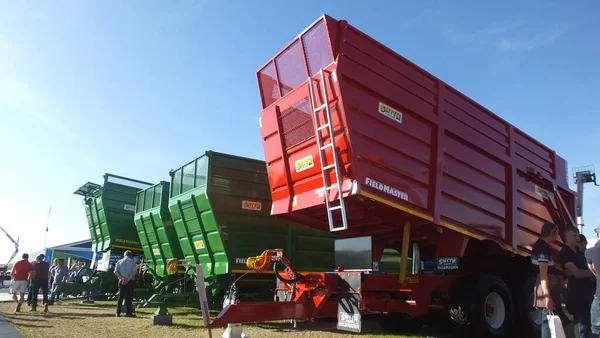 Smyth Trailers Trade Stalls National Ploughing Championships Carlow Ireland — стокове фото