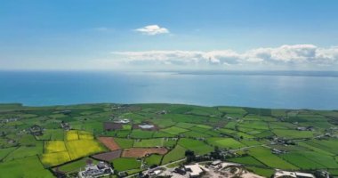 Barnevave ve Slieve Foye Dağları Glenmore Vadisi Cooley Yarımadası Carlingford Lough Louth İrlanda Denizi 