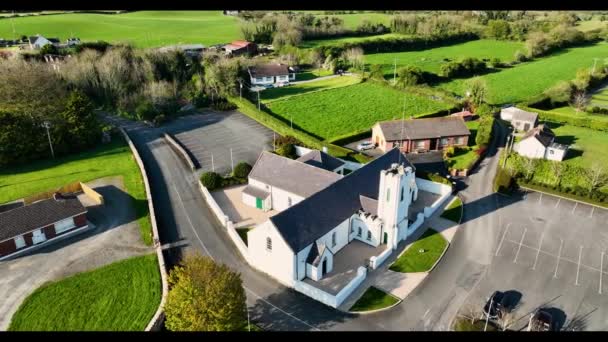 Aerial Video Grange Carlingford Louth Ιρλανδία — Αρχείο Βίντεο