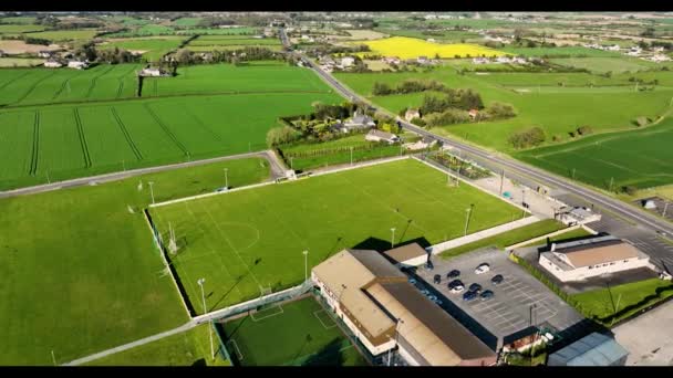 Aerial Video Cooley Kickhams Gfc Carlingford County Louth Ireland — Vídeo de stock