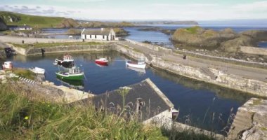 Ballintoy Harbour near Giants Causeway Co Antrim Northern Ireland