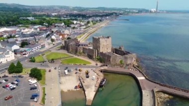Carrickfergus Castle on the Co Antrim Coastline Northern Ireland 