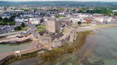 Carrickfergus Castle on the Co Antrim Coastline Northern Ireland 