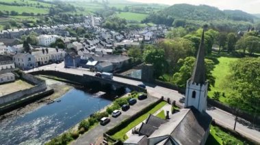 Glenarm Village on the Co Antrim Coastline Northern Ireland