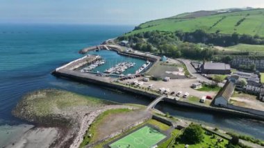 Glenarm Village on the Co Antrim Coastline Northern Ireland