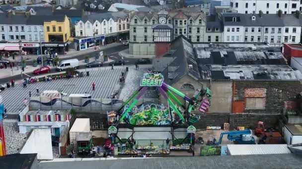 Funpark Portrush Antrim Северная Ирландия — стоковое видео