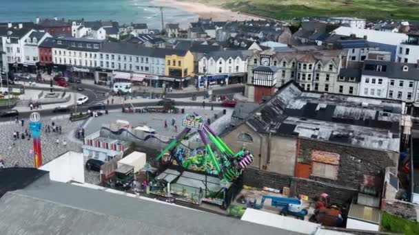 Carry Fun Park Portrush Antrim Northern Ireland — стоковое видео
