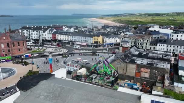 Carry Fun Park Portrush Antrim Northern Ireland — стоковое видео