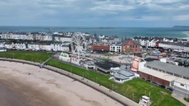 Portrush Plajı Atlantik Okyanusu Kuzey Kıyısı Ortak Antrim Kuzey İrlanda