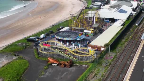 Portrush Beach Atlantic Ocean North Coast Antrim Irlanda Del Nord — Video Stock