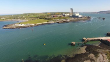 Larne Limanı ve Lough Co Antrim Kuzey İrlanda