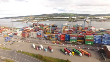 Belfast Rıhtımı ve Şehir Ortak Antrim Kuzey İrlanda