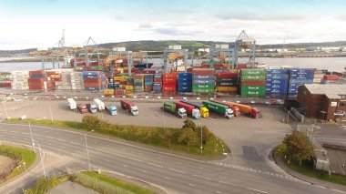 Belfast Rıhtımı ve Şehir Ortak Antrim Kuzey İrlanda