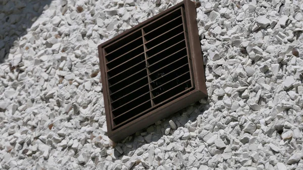 Extractor fan on a new home on a building site