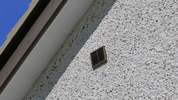 Extractor fan on a new home on a building site