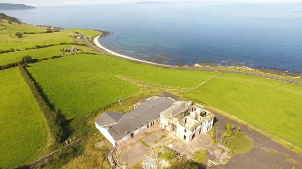 Drumnagreagh House Hotel Ruin Glenarm Antrim Northern Ireland — 图库照片