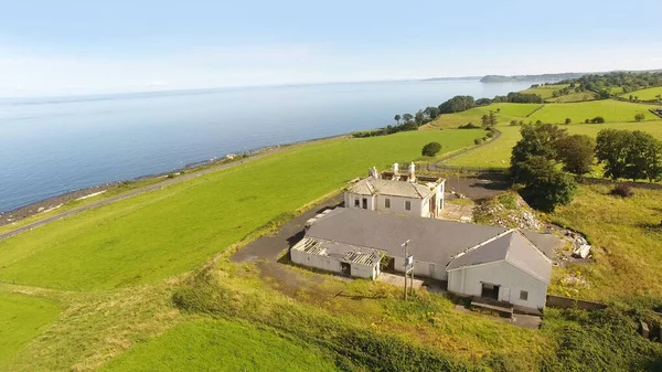 Drumnagreagh House Hotel Ruin Glenarm Antrim Northern Ireland — 图库照片