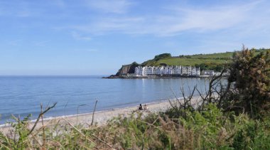 Cushendun Village ve Beach Co Antrim Kuzey İrlanda