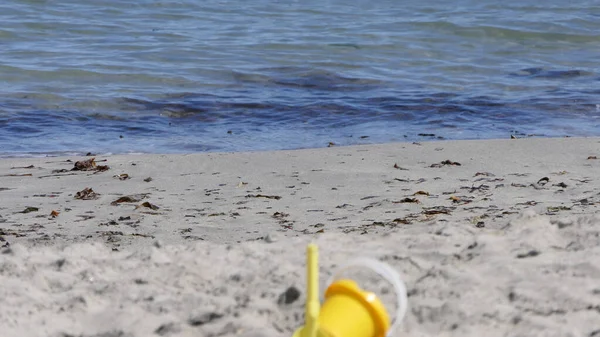 Bucket Spade Sandcastle Diggers Toys Sandy Beach — Stock Photo, Image