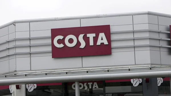 Costa Junction Shopping Centre Antrim Nordirland Juli 2020 — Stockfoto