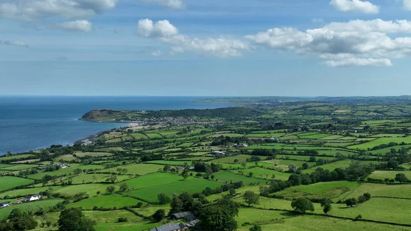 Luftaufnahme Von Scawt Mountain Hill Der Grafschaft Antrim Nordirland — Stockfoto