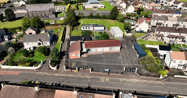 Початкова Школа Cloughmills Ballymena Antrim Northern Ireland — стокове фото