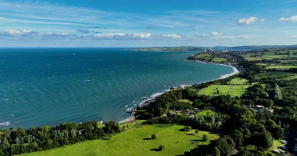 Luftaufnahme Des Malerischen Glens Von Antrim Nordirland — Stockfoto