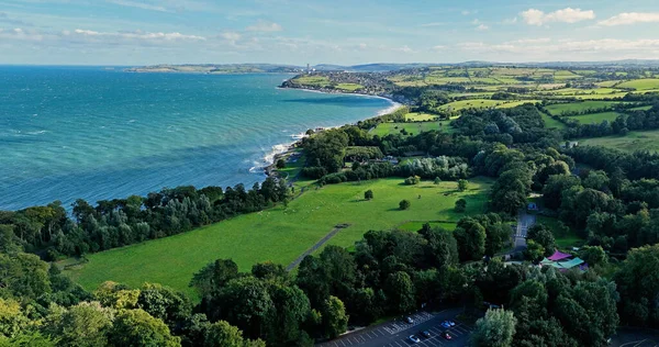 Letecká Fotografie Krásných Malebných Glens Antrim Northern Ireland — Stock fotografie