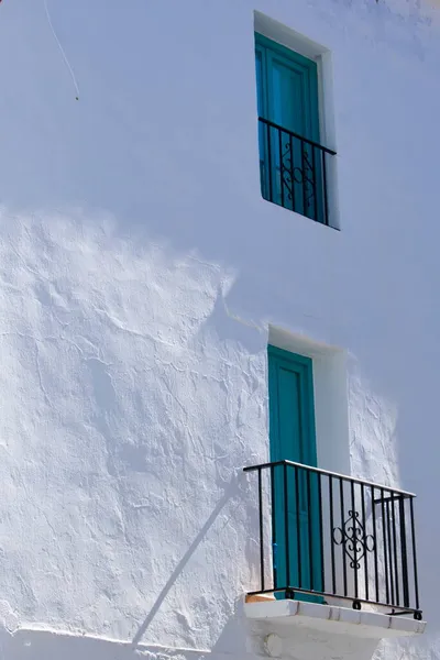 Schöne Frigiliana Dorf Costa Del Sol Spanien Detailansicht Der Einfachen — Stockfoto