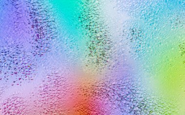 Holografik Gradyan Neon arkaplanı, 3 boyutlu görüntüleme, 3 boyutlu illüstrasyon.