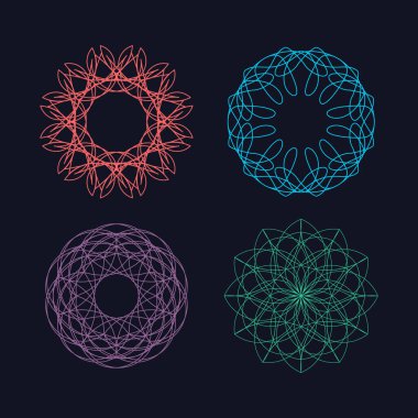 Soyut geometrik elementler vektörü belirler