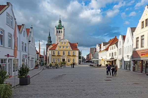 Verden Baja Sajonia Alemania Octubre 2019 Ayuntamiento Calle Comercial Grosse — Foto de Stock