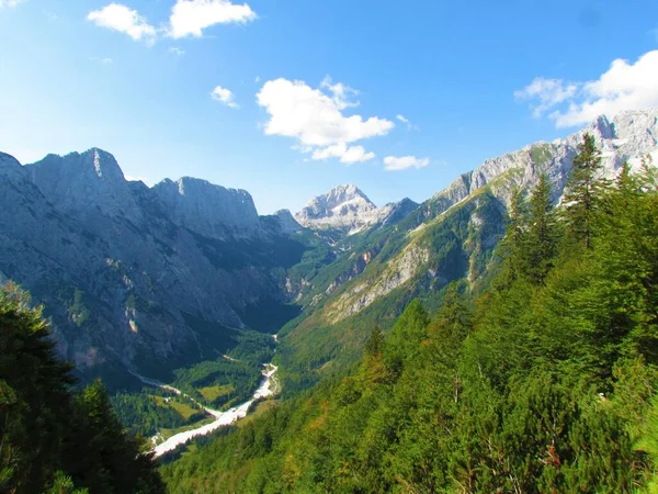 Scenic View Mountain Bavski Grintavec Zadnja Trenta Valley Slovenia Slopes — Stock Photo, Image