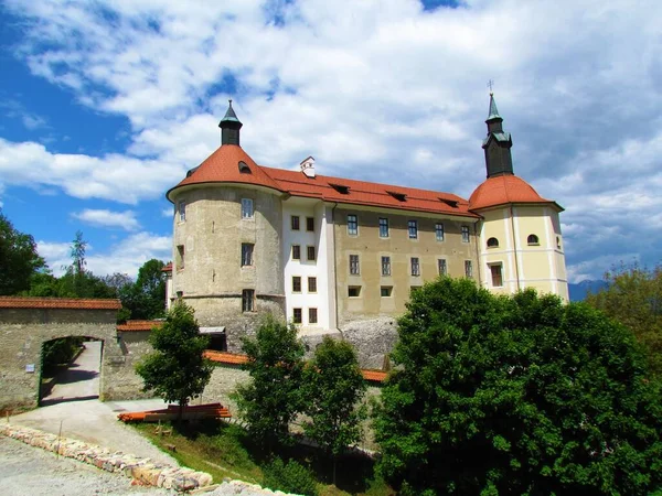 斯洛文尼亚Gorenjska的Skofja Loka城堡 — 图库照片