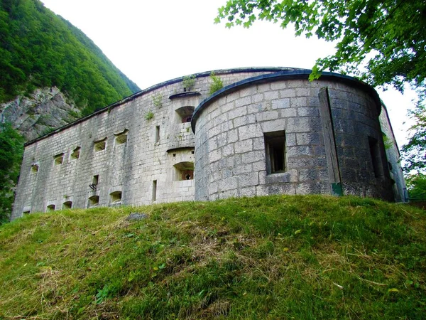 Touristenattraktion Festung Kluze Der Slowenischen Küstenregion — Stockfoto