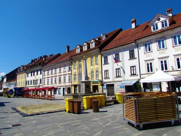 Kranj Slovenya Temmuz 2021 Slovenya Nın Gorenjska Kentindeki Kranj Kentindeki — Stok fotoğraf