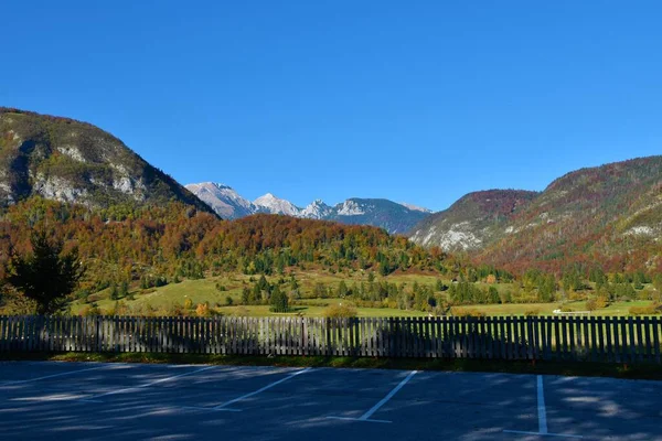 Julian Alpleri Nde Tosc Dağı Ablanca Draski Vrh Sonbaharda Slovenya — Stok fotoğraf