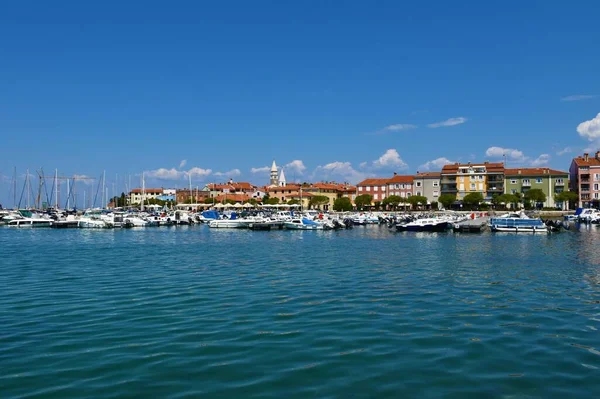 Izola Slovenya Mayıs 2022 Liman Slovenya Nın Istria Kentindeki Izola — Stok fotoğraf