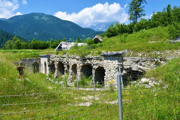 Ruins Forte Monte Ricco Pieve Cadore Veneto Region Belluno Province — Stock Photo, Image