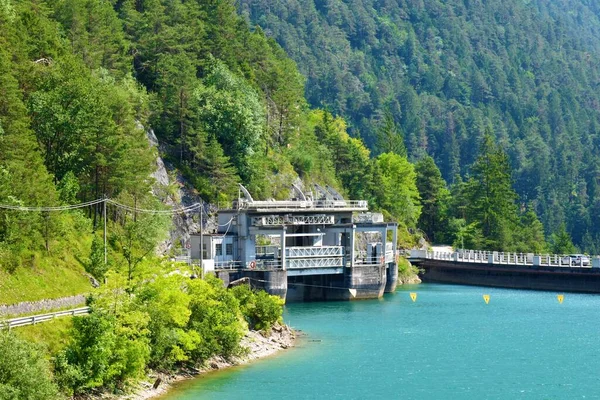 Hydro Electric Power Plant Lago Cadore Lake Pieve Cadore Italy — Stock Photo, Image