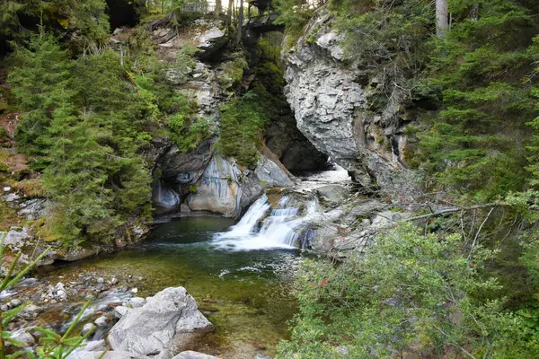Water Stream Bellow Gossfalle Waterfall — Foto de Stock