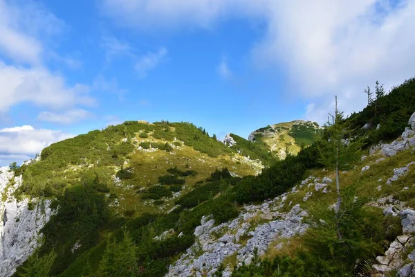 View Alpine Landscape Top Debela Pec Mountain Julian Alps Triglav — Stockfoto