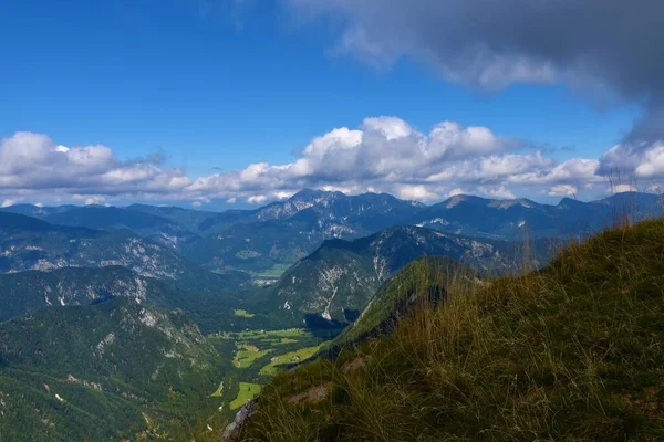 Scenic View Radovna Valley Karavanke Mountains Mountain Kepa Gorenjska Slovenia — Stock Fotó