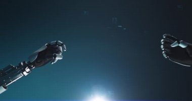 Dijital verilere karşı robot kollar