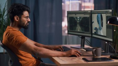 Hintli adam evde 3 boyutlu model yaratıyor
