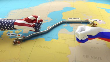 3 Boyutlu Nord Stream 2 ekonomik savaşı