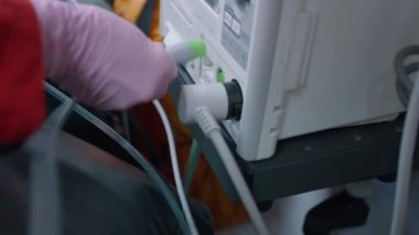 Crop doctor turning on life support machine